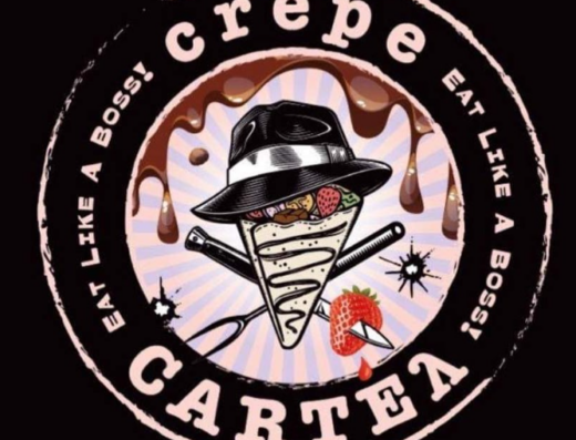 photograph of the crepe cartel logo